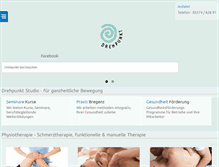 Tablet Screenshot of drehpunkt.at